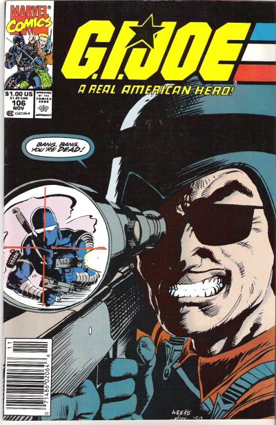 G.I. Joe A Real American Hero (1982) # 106 Newsstand (7.0-FVF) 1990 - Photo 1 sur 1