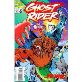Ghost Rider (1990) # 55 (8.0-VF) Werewolf by Night vs. Mr. Hyde House ...