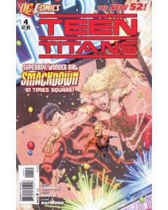 Teen Titans (2011) #   4 (8.0-VF) Superboy vs. Wonder Girl