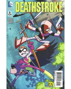 Deathstroke (2014) #   8 Cover B (8.0-VF) Teen Titans Go variant