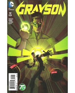 Grayson (2014) #  12 Cover B (8.0-VF) Green Lantern 75 cover