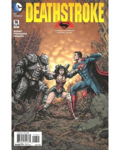 Deathstroke (2014) #  16 Cover B (8.0-VF) Batman V Superman Varaint