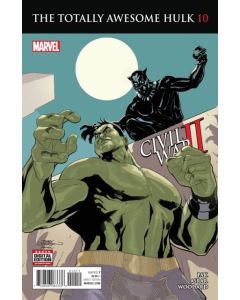 Totally Awesome Hulk (2016) #  10 (9.2-NM) Civil War II, Black Panther