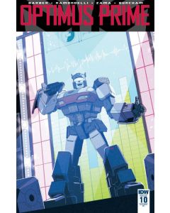 Optimus Prime (2016) #  10 1:10 RETAILER INCENTIVE COVER (9.0-VFNM) Variant