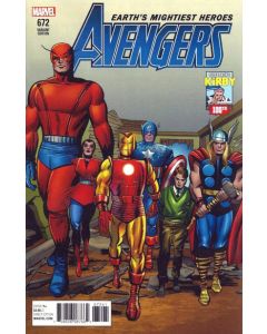 Avengers (2017) # 672 Cover D Celebrating Kirby 100th Variant (9.2-NM)