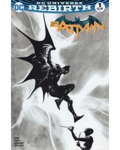 Batman (2016) #   1 Dynamic Forces (9.0-VFNM) (2418364) Black and white cover, limited to 1500, with COA