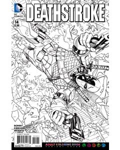 Deathstroke (2014) #  14 Adult Coloring Book Variant Cover (9.0-VFNM)