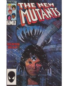 New Mutants (1983) #  18 (7.0-FVF) Demon Bear, 1st Warlock