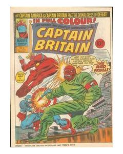 Captain Britain MAGAZINE UK (1976) #  18 (6.0-FN) Penmark on Cover