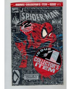 Spider-Man (1990) #   1 Silver Polybagged (8.5-VF+) (2160270) Todd McFarlane