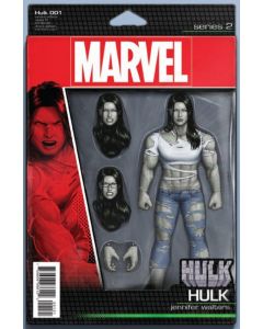 Hulk (2017) #   1 Cover B Action Figure Variant (8.0-VF)