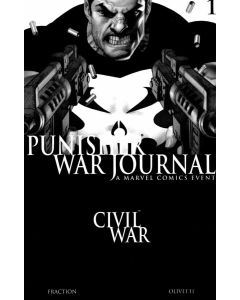 Punisher War Journal (2007) #   1 BLACK and WHITE VARIANT (7.0-FVF)