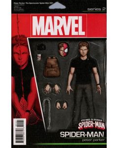 Peter Parker The Spectacular Spider-Man (2017) #   1 Cover D (9.0-VFNM) Action Figure Variant