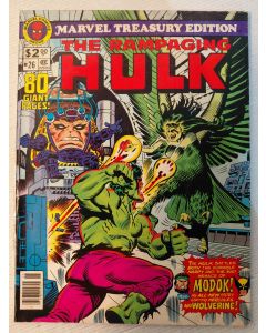 Marvel Treasury Edition (1974) # 26 (5.0-VGF) (2464583) Hulk, new Wolverine/Hercules story
