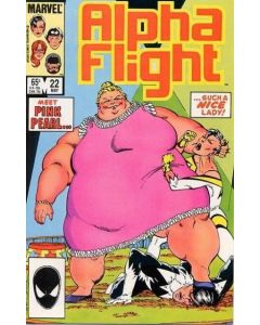 Alpha Flight (1983) #  22 (8.0-VF) 1st Pink Pearl