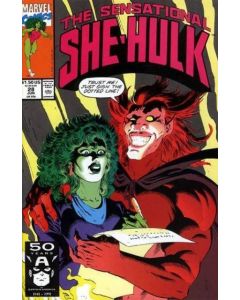 Sensational She-Hulk (1989) #  28 (7.0-FVF) Mephisto
