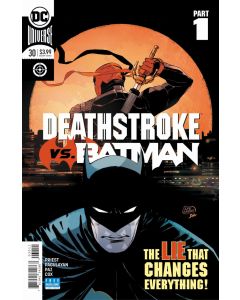 Deathstroke (2016) #  30 COVER A (9.0-VFNM) vs Batman