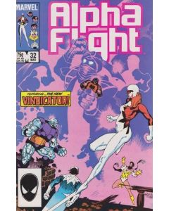 Alpha Flight (1983) #  32 (7.0-FVF) Mike Mignola, 1st Heather McNeil as Vindicator