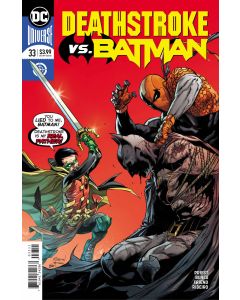 Deathstroke (2016) #  33 COVER A (8.0-VF) vs Batman