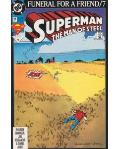 Superman The Man of Steel (1991) #  21 (7.0-FVF) Funeral for a Friend