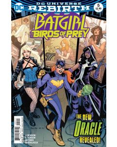 Batgirl and the Birds of Prey (2016) #   5 Cover A (9.0-VFNM) Justice League vs. Suicide Squad insert
