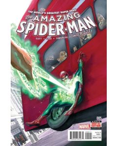 Amazing Spider-Man (2015) #   5 (8.0-VF) Alex Ross cover, Human Torch, Prowler