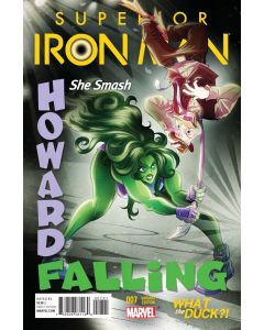 Superior Iron Man (2014) #   7 Cover B (9.2-NM) What the Duck?! Variant