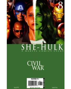 She-Hulk (2005) #   8  (7.0-FVF) Civil War