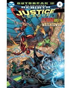 Justice League (2016) #   8 Cover A (9.0-VFNM)