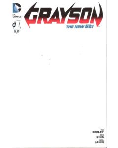 Grayson (2014) #   1 Cover D (9.0-VFNM) Blank variant