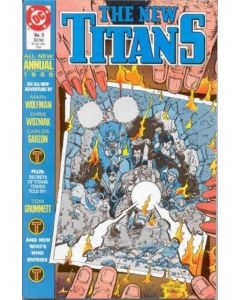 New Teen Titans (1984) ANNUAL #   5 (7.0-FVF) Cameo Clark Kent JLE