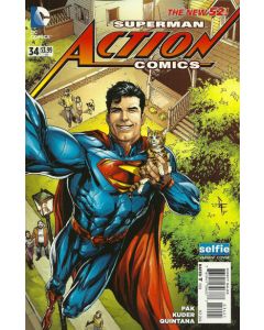 Action Comics (2011) #  34 Cover B Selfie Variant (7.0-FVF)