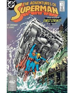 Adventures of Superman (1987) # 449 (8.0-VF) Capt. Atom, The Guardian