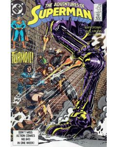 Adventures of Superman (1987) # 456 (9.0-VFNM) Turmoil, Gangbuster