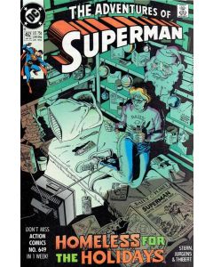 Adventures of Superman (1987) # 462 (8.0-VF) X-Mas