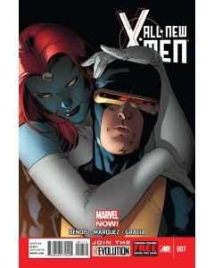 All-New X-Men (2013) #   7 Cover A (6.0-FN) Mystique, Tag residue back cover