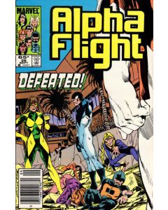 Alpha Flight (1983) #  26 Newsstand (6.0-FN) Penmark on cover