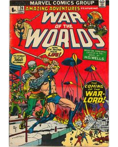 Amazing Adventures (1970) #  20 UK Price (6.0-FN) War of the Worlds