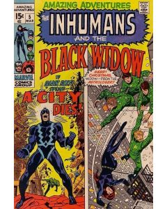 Amazing Adventures (1970) #   5 (4.0-VG) Inhumans, Black Widow