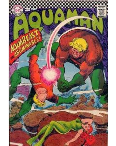 Aquaman (1962) #  34 (3.0-GVG) Centerfold detached, writing (last page), Aquabeast, Mera