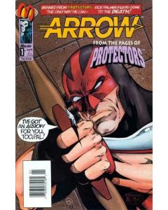 Arrow (1992 Malibu) #   1 (4.0-VG) Tag on the cover
