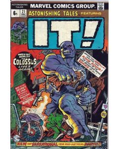 Astonishing Tales (1970) #  21 UK Price (5.0-VGF) IT