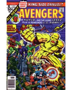 Avengers (1963) ANNUAL # 6 (5.0-VGF) 1/2" SS Whizzer, Nuklo, Living Laser