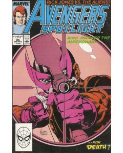 Avengers Spotlight (1987) #  25 (7.0-FVF) Rick Jones, Joe Jusko cover
