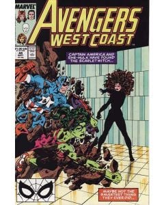 Avengers West Coast (1985) # 48 (8.0-VF) Captain America, She-Hulk