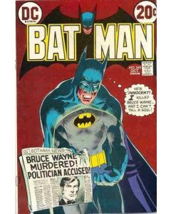 Batman (1940) # 245 (2.5-GD+) Neal Adams cover & art, Cover & CF detached