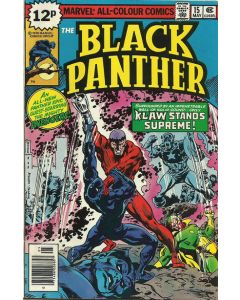 Black Panther (1977) #  15 UK Price (6.0-FN) Avengers, Klaw, FINAL ISSUE
