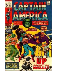 Captain America (1968) # 130 (4.5-VG+) Batroc, Whirlwind, Porcupine