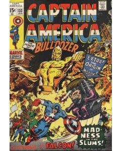 Captain America (1968) # 133 (4.5-VG+) Falcon, MODOK Origin