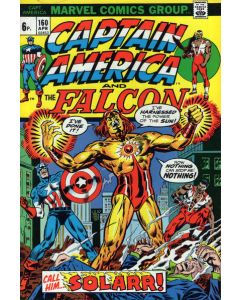 Captain America (1968) # 160 UK Price (4.5-VG+) 1st Solarr